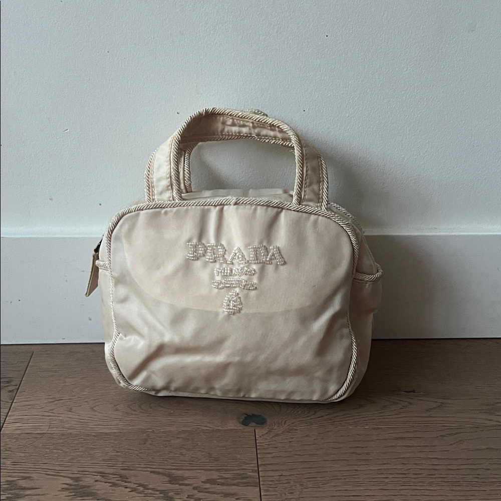 Prada Beige sequins bag
